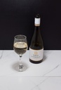 Half Filled White Wine Bottle