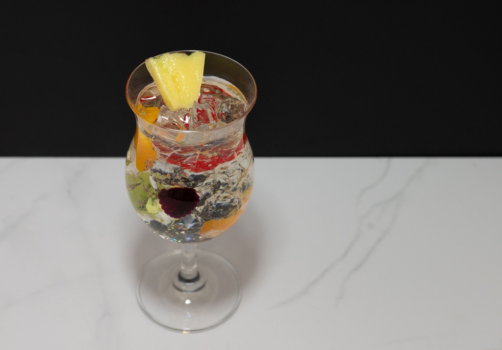 White Sangria Glass