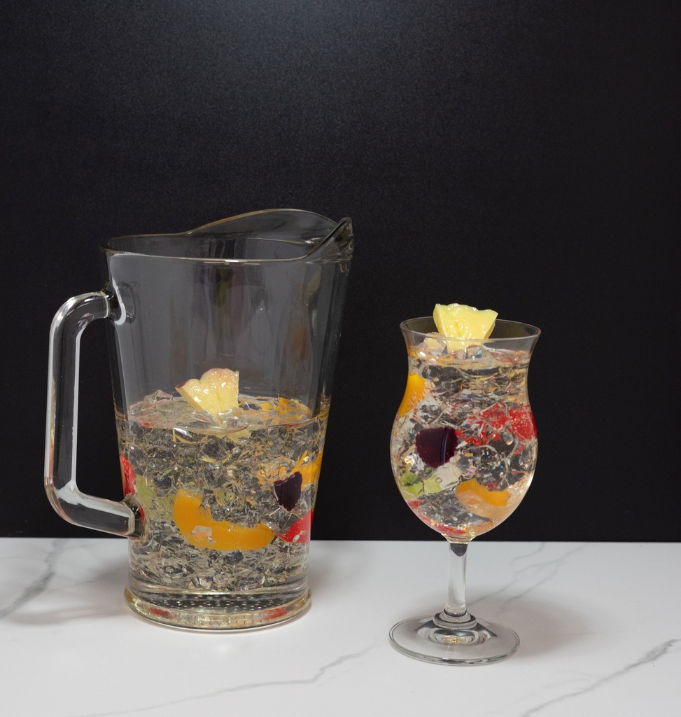White Sangria Glass