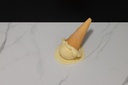 Melting Vanilla Ice Cream Cone