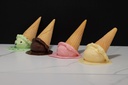Melting Strawberry Ice Cream Cone