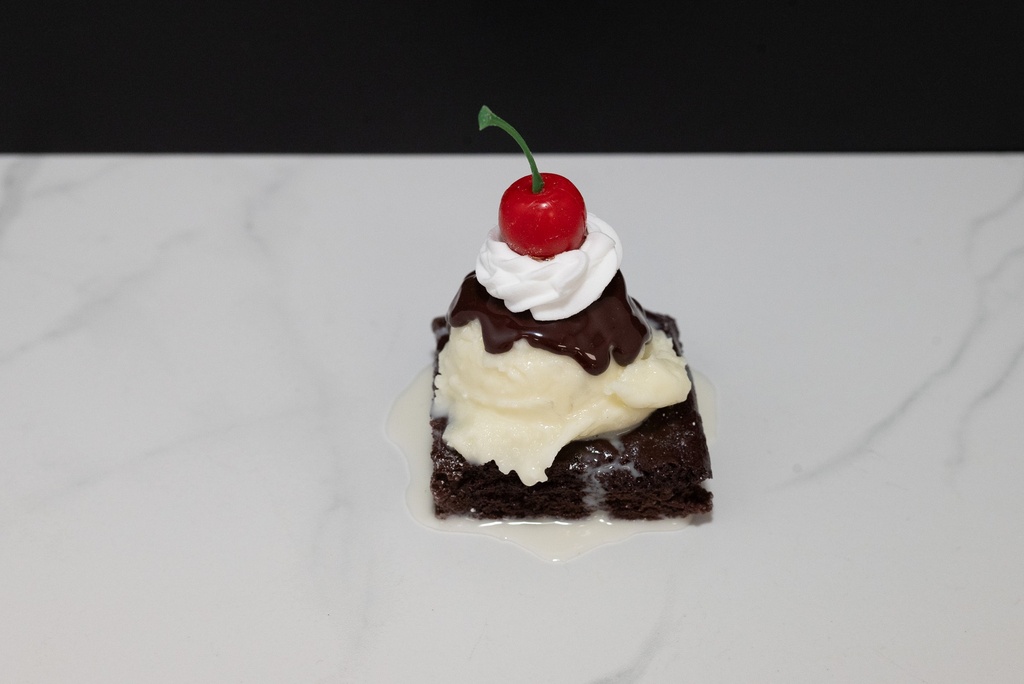 Chocolate Brownie with Ice Cream