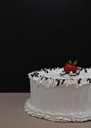 Large Vanilla Frosted Cake