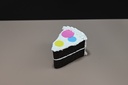 Slice of Polka Dot Cake