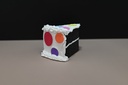 Slice of Polka Dot Cake