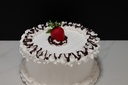 Small Vanilla Frosted Cake