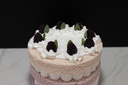 Triple Layer Blackberry Cake