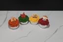 Large Fall Cupcakes (Set of 4)