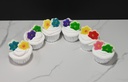 Large Spring Flower Cupcakes (Set of 6)