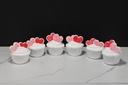 Large Valentine Cupcakes (Set of 6)