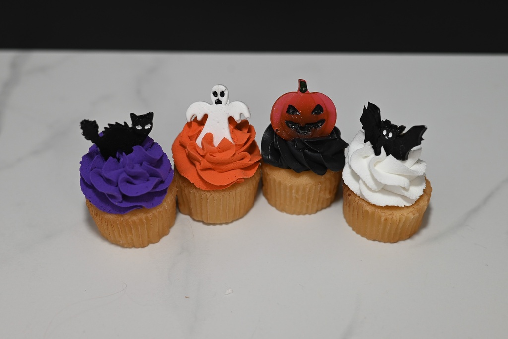 Mini Halloween Cupcakes (Set of 4)