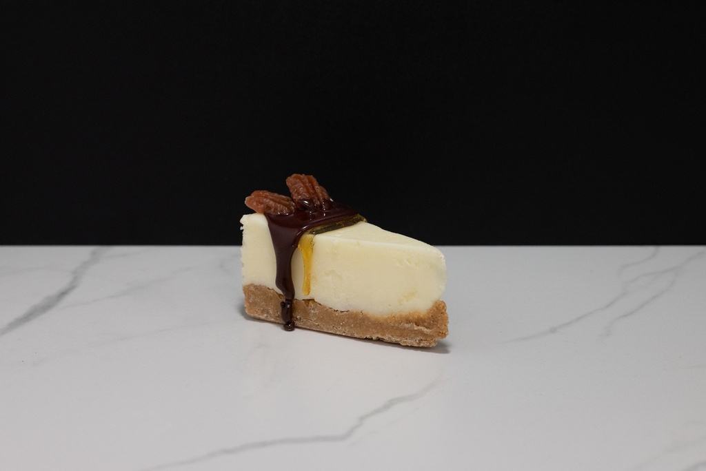 Turtle Cheesecake Slice