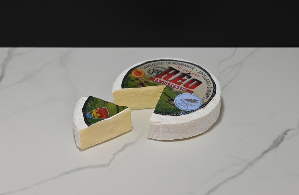 Camembert Cheese Round with Wedge