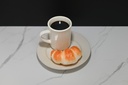 Cup of Coffee with Croissant