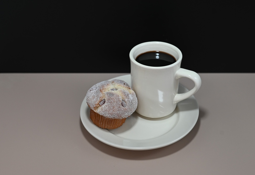 Cup of Coffee with Muffin Top