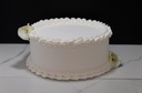 Large Single Layer Wedding Cake