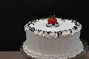 Large Vanilla Frosted Cake