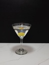 Martini Glass with Olive