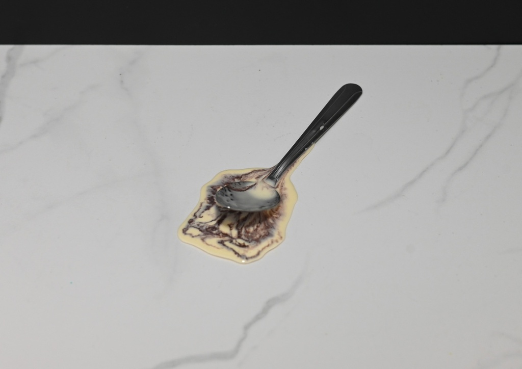 Melted Chocolate Ice Cream Spoon