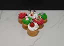 Mini Christmas Cupcakes (Set of 6)