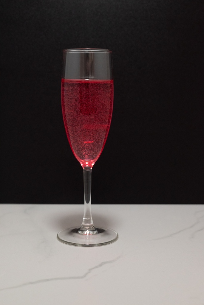 Pink Champagne Glass