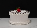 Small Vanilla Frosted Cake