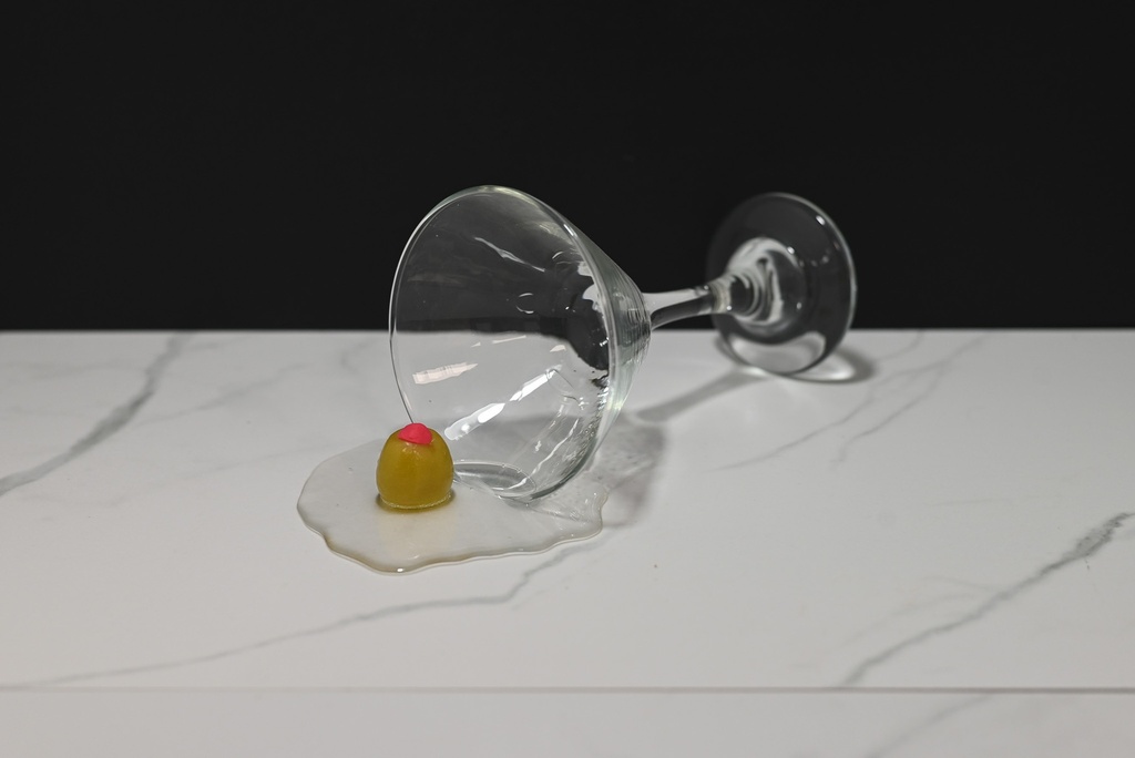 Spilled Martini Glass