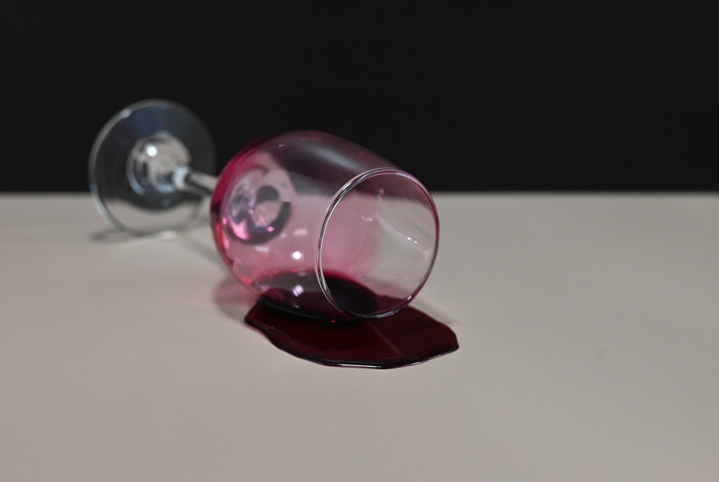 Spilled Red Wine