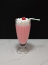 Strawberry Milkshake with Cherry