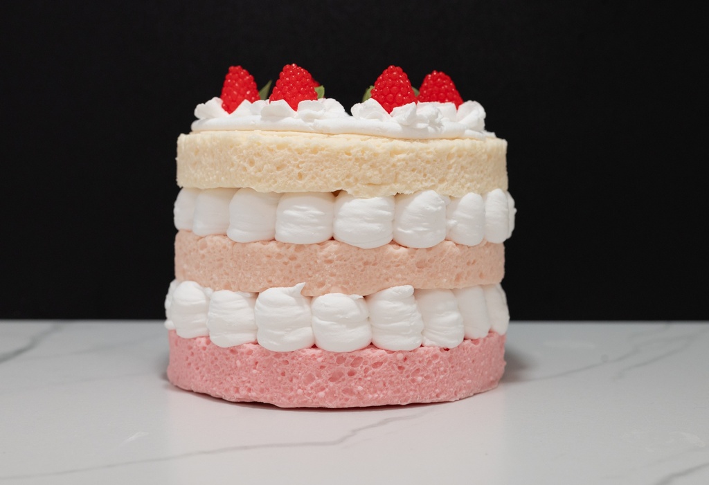 Triple Layer Raspberry Cake