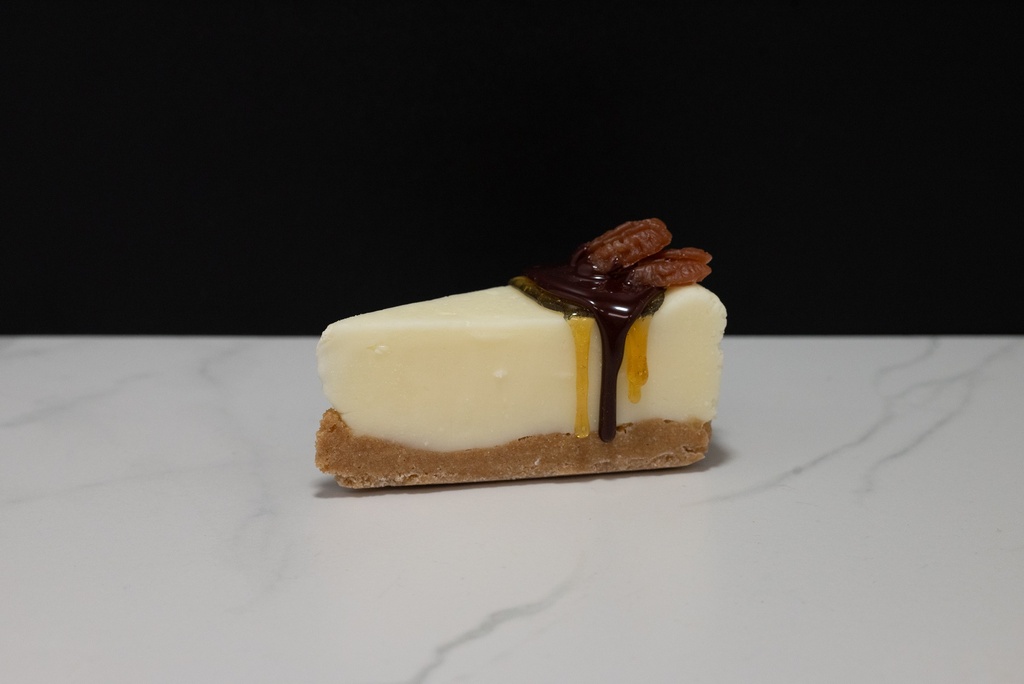 Turtle Cheesecake Slice