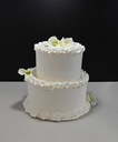 Two Tier Wedding Cake