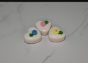 Vanilla Heart Petit Fours (Set of 3)