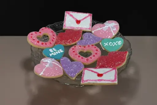 Assorted Valentine Cookies (Set of 12)
