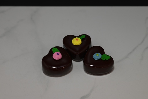 [268] Chocolate Heart Petit Fours (Set of 3)