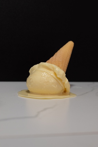 [503-v] Melting Vanilla Ice Cream Cone