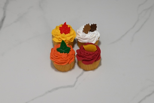 [771] Mini Fall Cupcakes (Set of 4)
