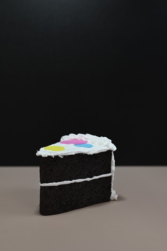 [338] Slice of Polka Dot Cake