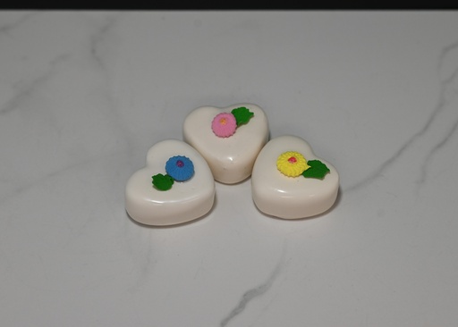[269] Vanilla Heart Petit Fours (Set of 3)