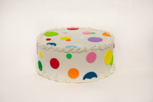 Fake Polka-Dot Cake