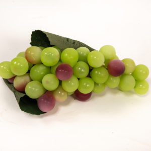 Fake green grapes