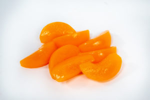 Fake peach slices