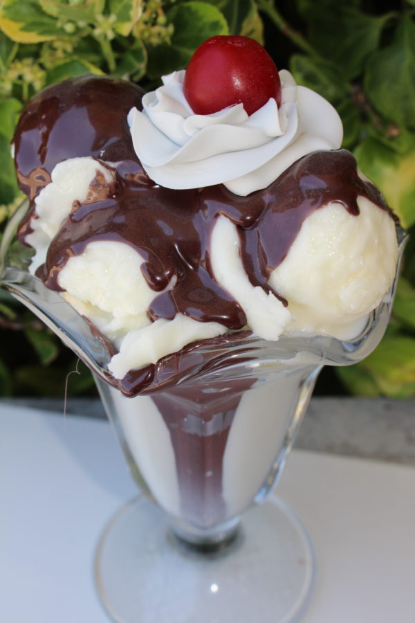 Hot fudge sundae just dough it 