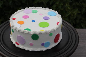 LRG POLKA DOT CAKE 336