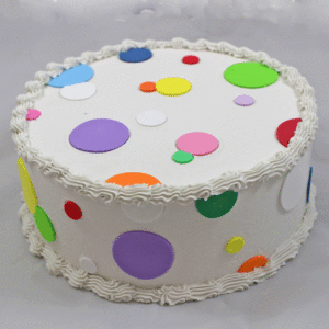 Lge Polka Dot Cake