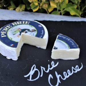 Fake Pere Brie Cheese Round