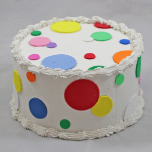 SML POLKA DOT CAKE