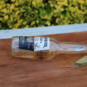 Spilled Corona Bottle