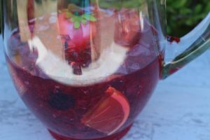 fake sangria pitcher