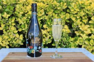fake filled bottle of champagne